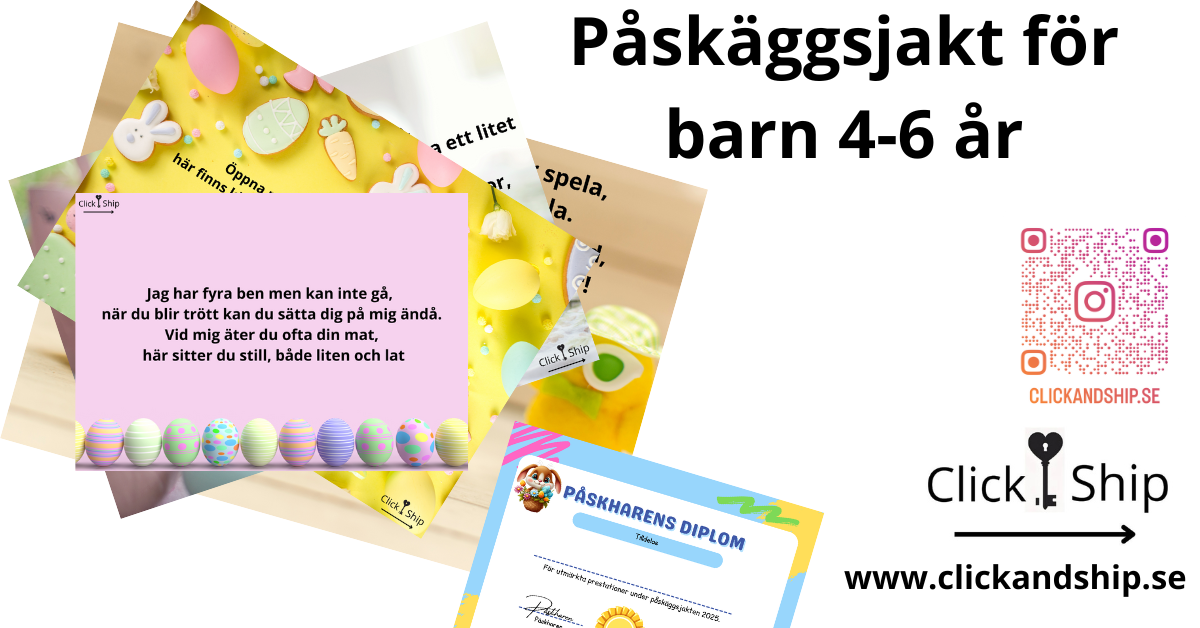 đŁ PĂ„skĂ€ggsjakt för barn 4â6 Ă„r â fĂ€rdiga ledtrĂ„dar och diplom! đŁ NYTT LĂGRE ORDINARIE PRIS Click And Ship