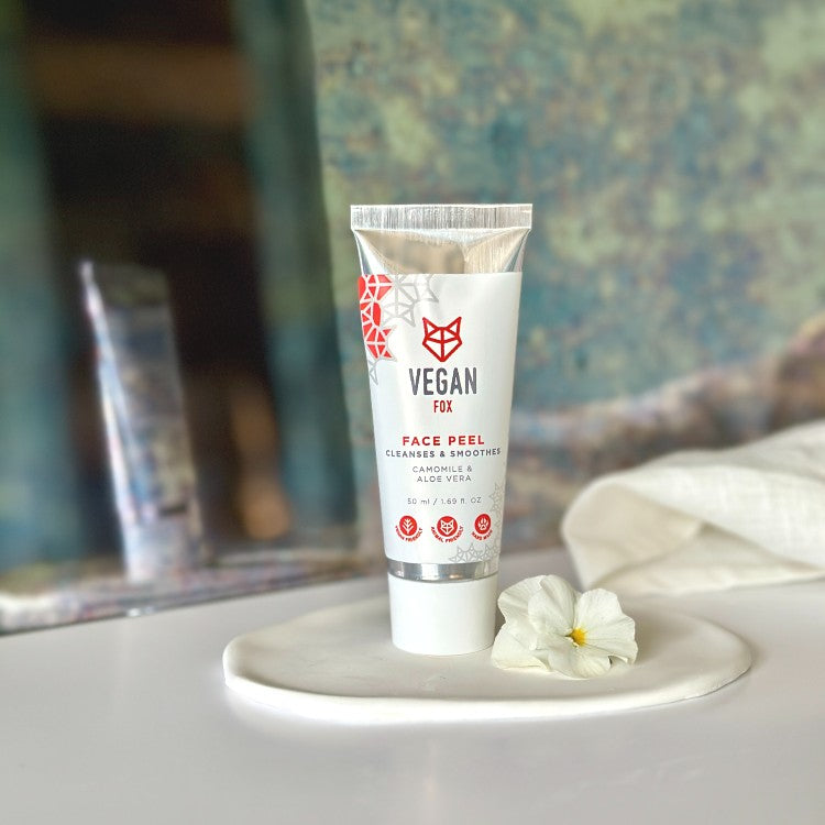 Ansiktspeeling, 50 ml Vegan Fox