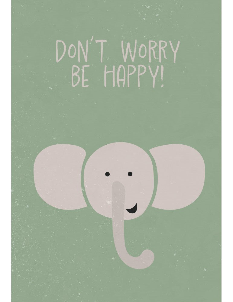 Elephant Nursery Print Sarah Manovski