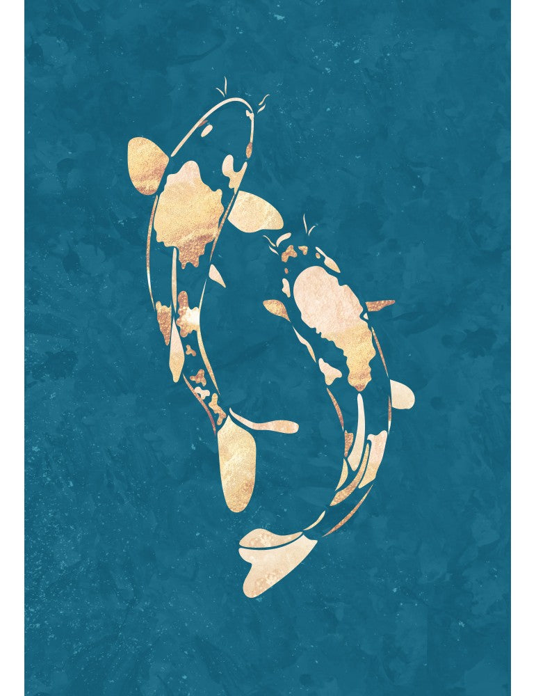 Gold Green Koi Fish Sarah Manovski