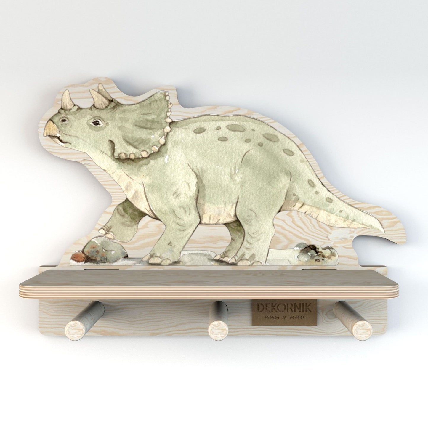 Mini Wall Shelf - Dino