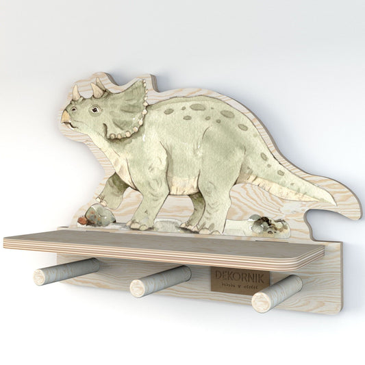 Mini Wall Shelf - Dino