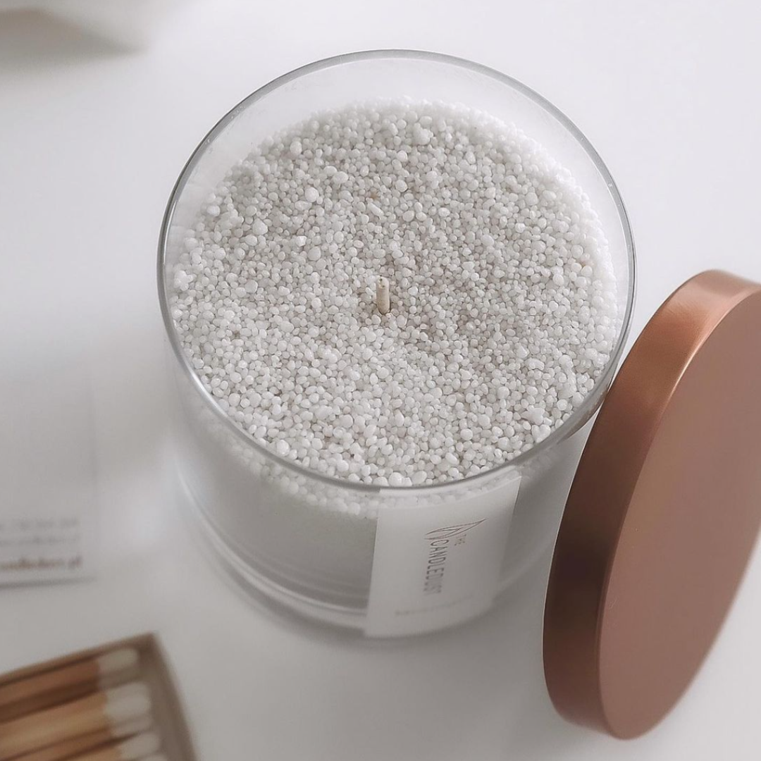 Pulverljus i glas - Breeze 160g brinntid ca 30 timmar Candledust