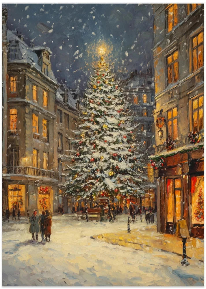 Night Falls On the Tree – Julmotiv 2025 Julmotiv 2025