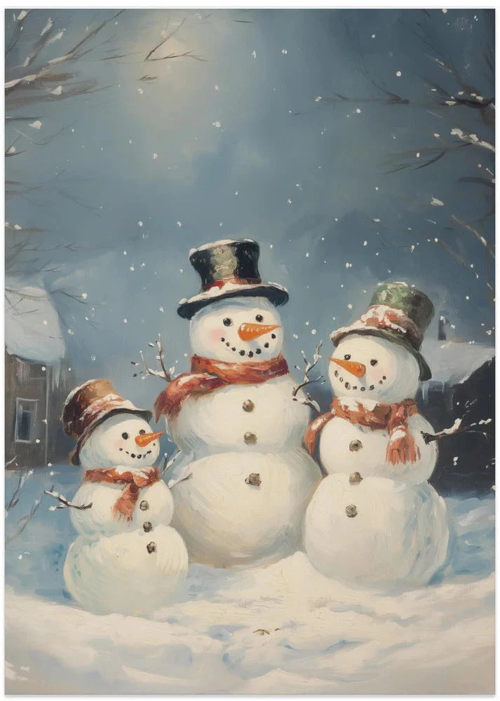 Snowman Family - julmotiv 2025 Click And Ship