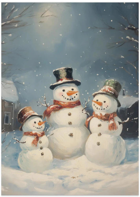 Snowman Family - julmotiv 2025 Click And Ship