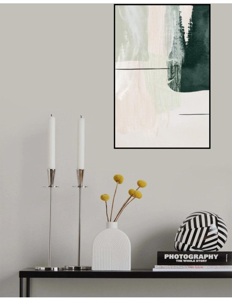 Abstract Shapes In Green-2 Sally AnnMoss