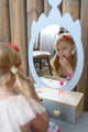 Princess Beauty Table with Mirror - Crown