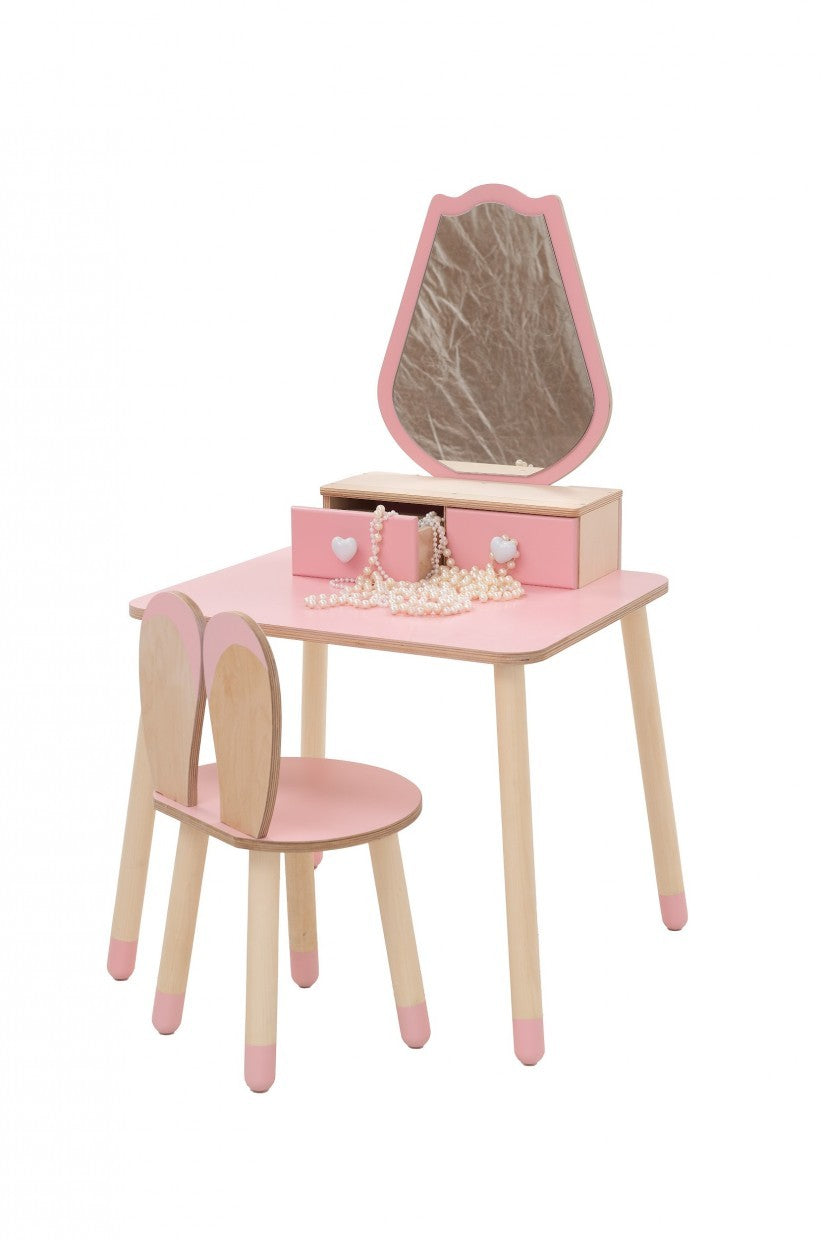 Princess Beauty Table with Mirror - Tulip